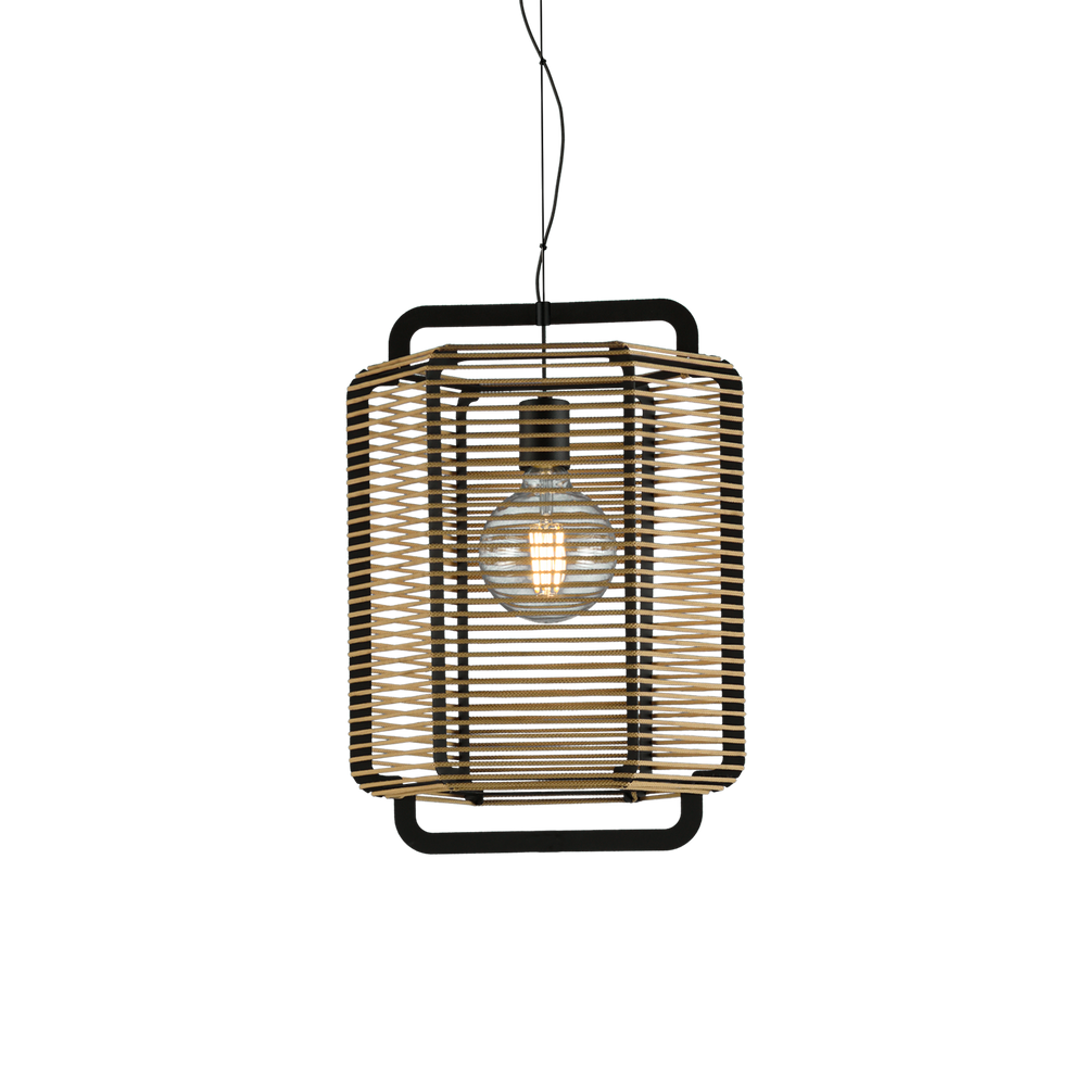 ACB Corda Pendant Light 3901/35 Textured Black/Sand, LED E27 15W, C39013NAR