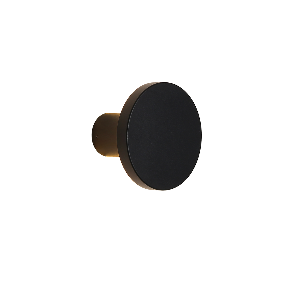 ACB Corvus Wall Light 16/3945 Textured Black, LED 7.5W 3000K 675lm, CRI90 IP54, integrated LED A3945001N
