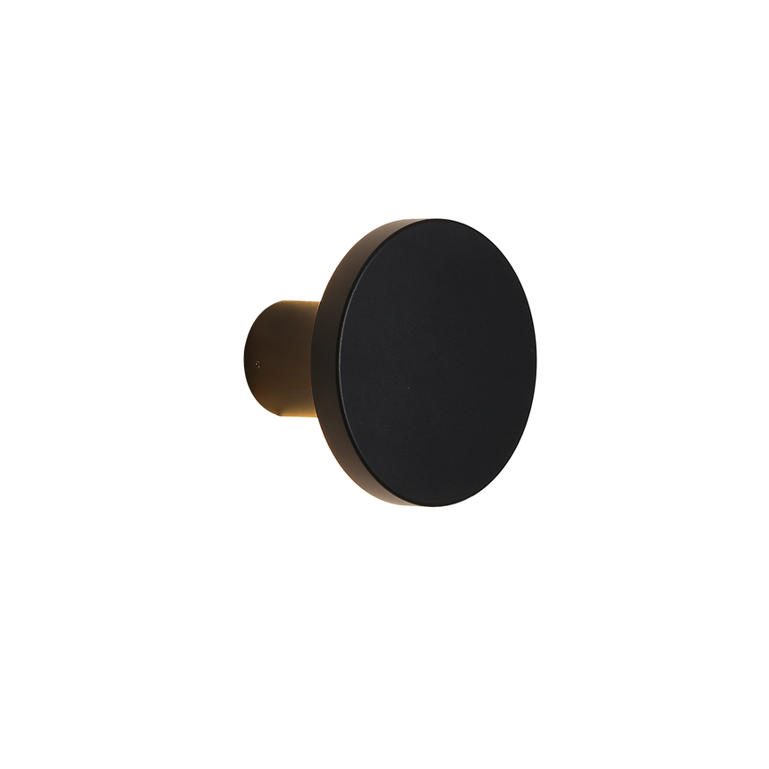ACB Corvus Wall Light 16/3945 Textured Black, LED 7.5W 3000K 675lm, CRI90 IP54, integrated LED A3945001N