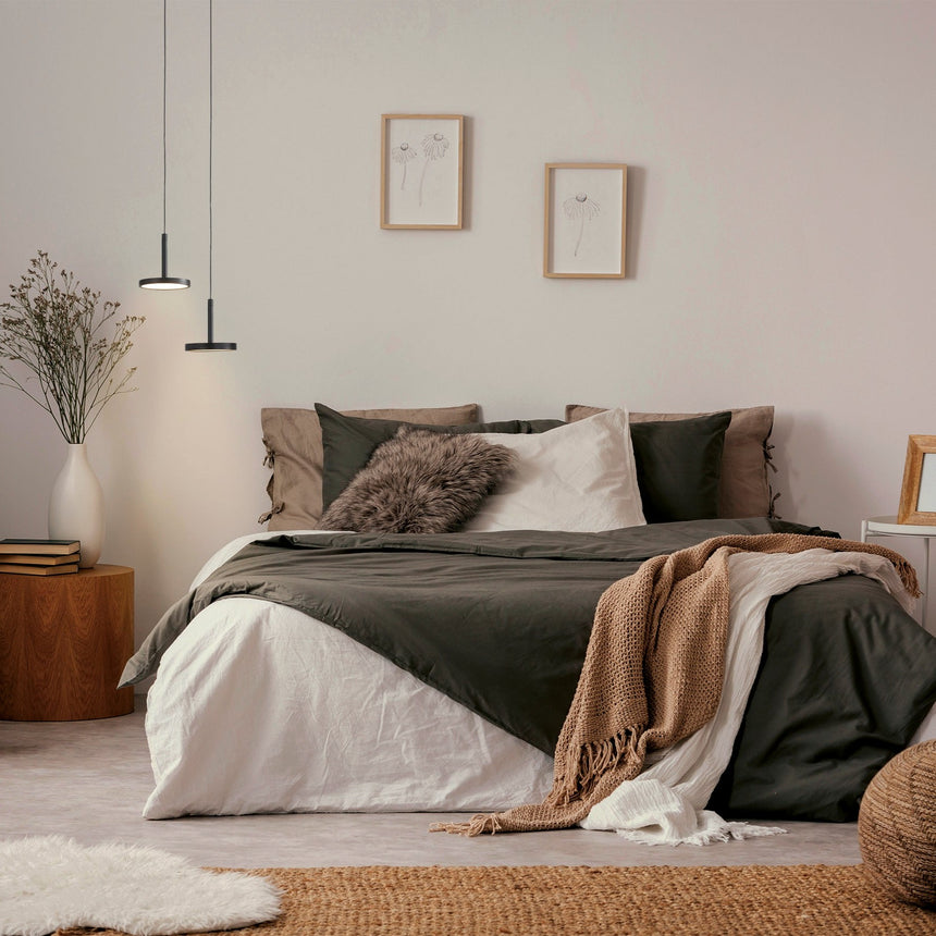 ACB Corvus Lámpara de techo colgante LED Negro 7,5W 3000K C3945000N