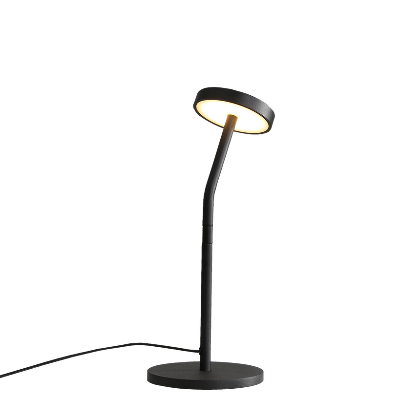 ACB Corvus Table Lamp 3945 Textured Black, LED 4.2W 3000K 530lm, CRI90 I, integrated LED, S3945000N cable switch