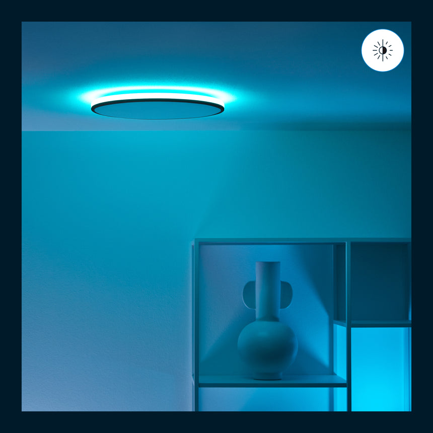 WiZ Plafón Rune Negro 21W 2100lm 55429000 - imagen 9 | Philips