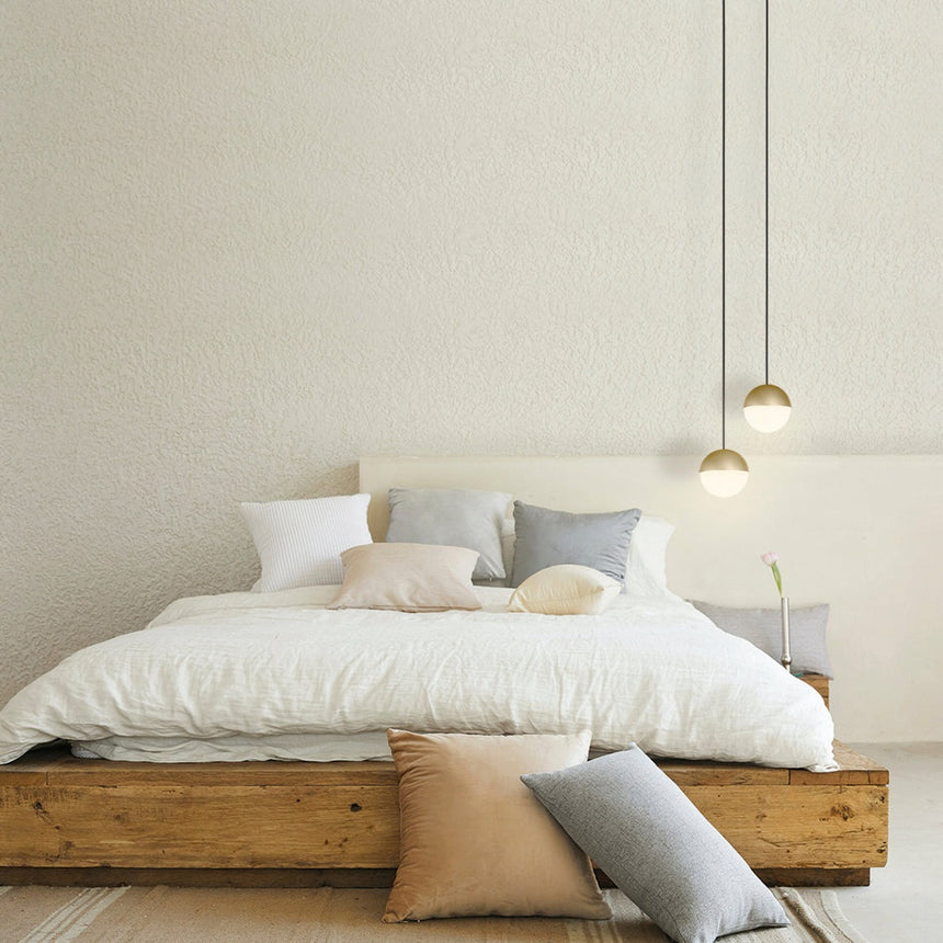 ACB Custo Lámpara de techo colgante LED 3818/1 oro tecnico opal 2700K-3000K Slide Switch C3818171O