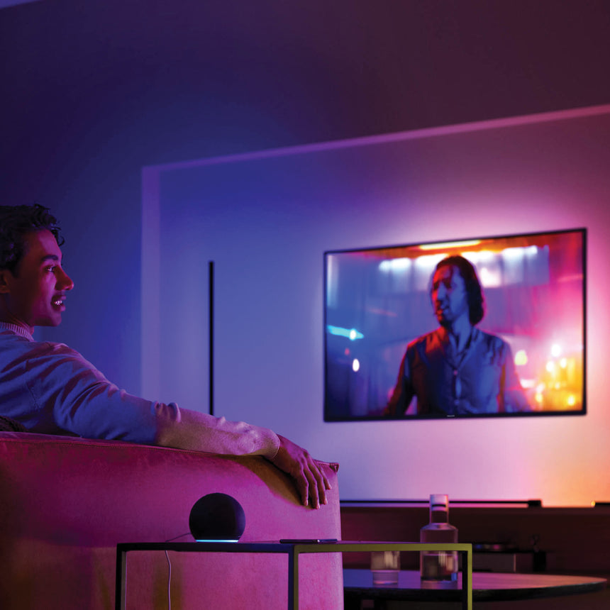 Philips Hue White and Color Ambiance Lámpara de mesa signe blanco RGBW 12W 1040lm 17623800 - imagen 7