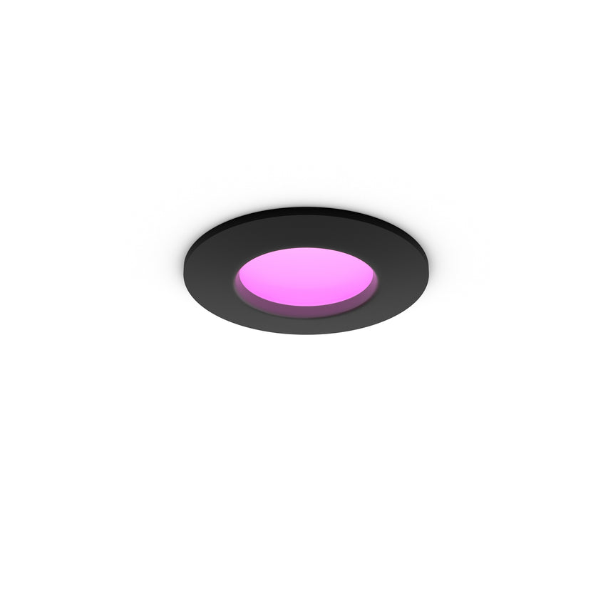 Philips Hue White and Color Ambiance Empotrable slim recessed light negro RGBW 8,3W IP44 8720169264151 - vista alternativa