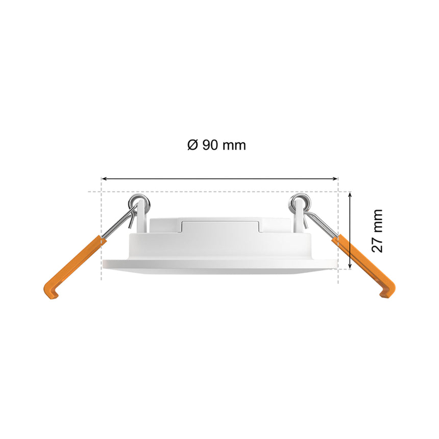 Philips Hue White and Color Ambiance Empotrable slim recessed light blanco RGBW 8,3W IP44 872016926409000 - imagen 10