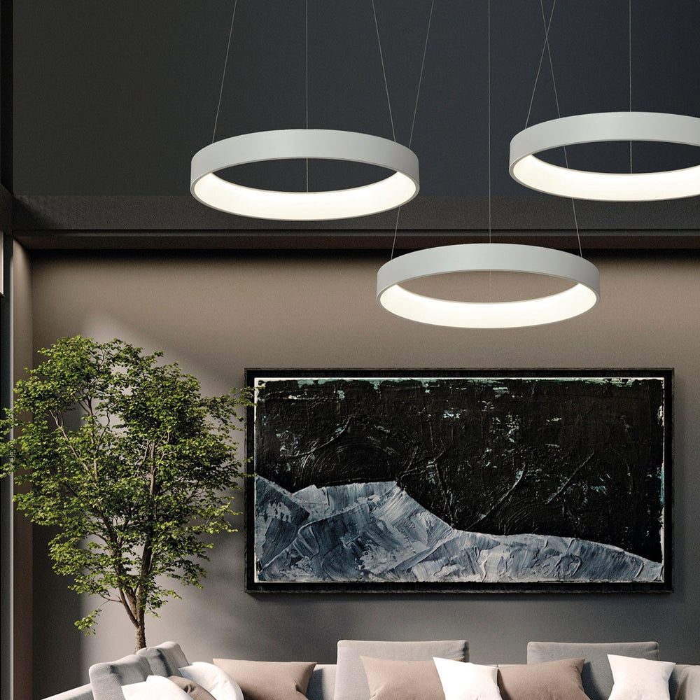 ACB Dilga Pendant Ceiling Lamp White LED Slide Switch Casambi C3450470BCA