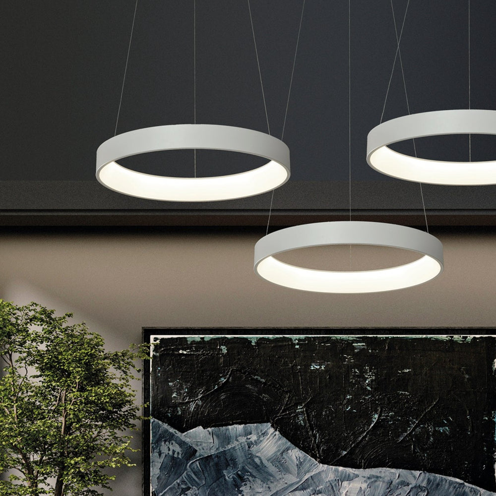 ACB Dilga Pendant Ceiling Lamp White LED Slide Switch Casambi C3450270BCA