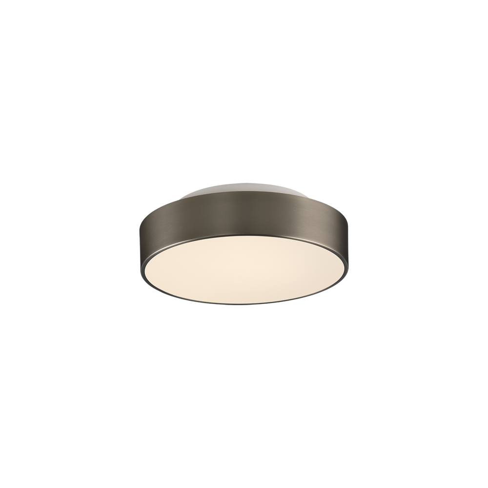ACB Dins ceiling light 395/26 Matte Nickel, LED 18W 1890lm, CRI90 I IP44, integrated LED, Kelvin 2700K-3000K Slide Switch P0395170NM