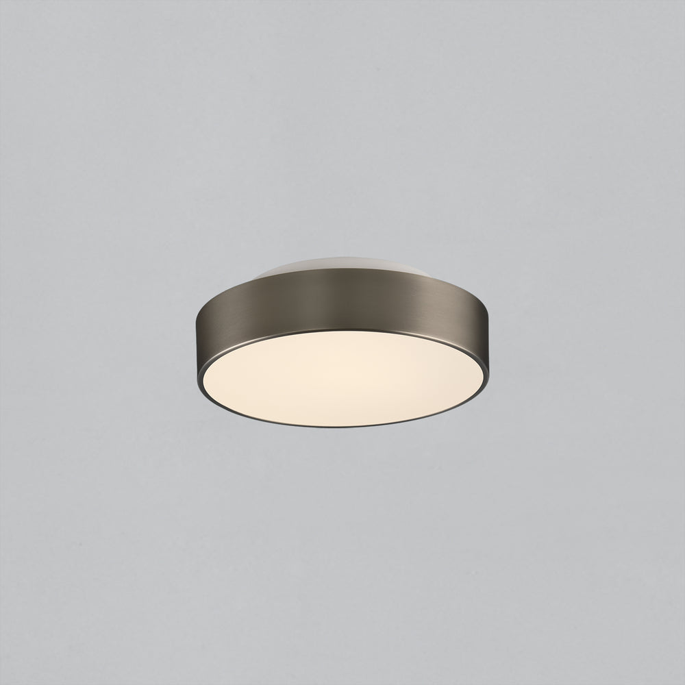 ACB Dins ceiling light 395/26 Matte Nickel, LED 18W 1890lm, CRI90 I IP44, integrated LED, Kelvin 2700K-3000K Slide Switch P0395170NM