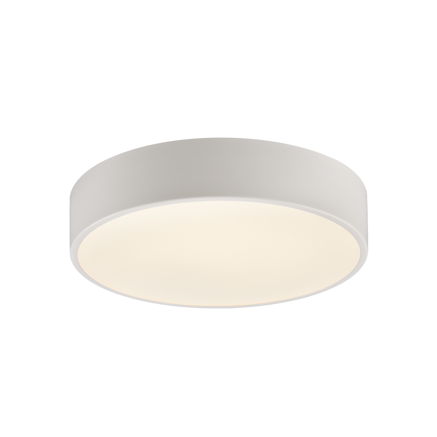 Plafón de techo ACB Dins blanco ral 9016 IP44 Ø32cm regulable P0395272BHDT