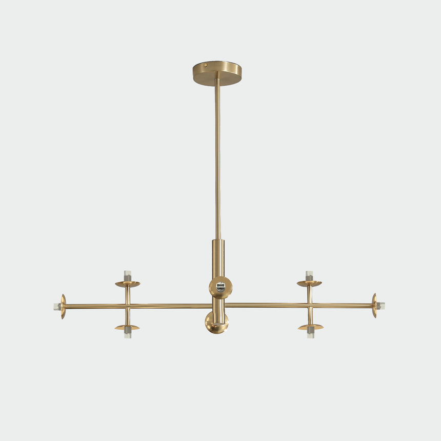 Lámpara de techo colgante ACB Doris oro viejo C3820580OVSP