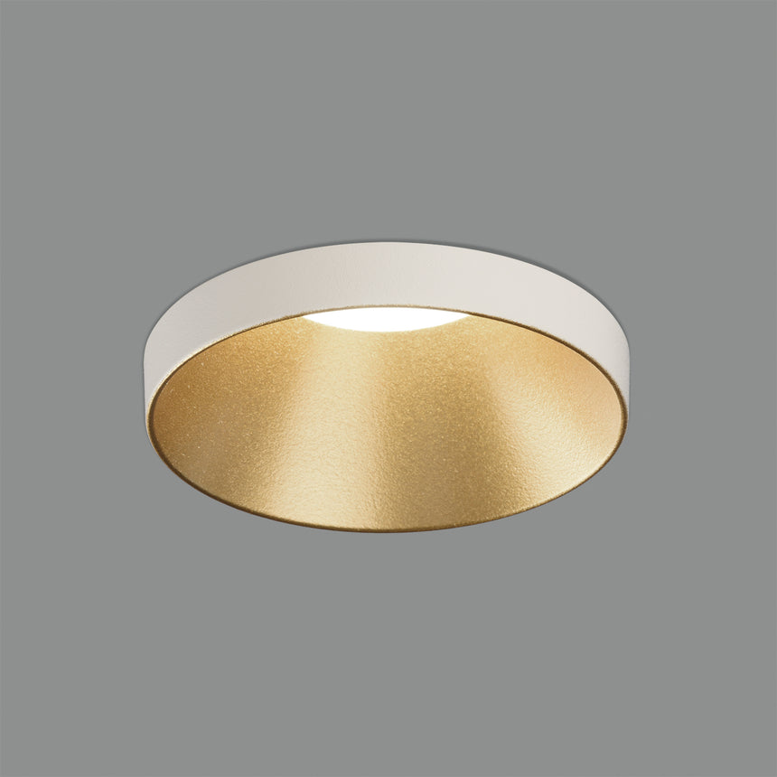 ACB Einar Recessed 3558/8 Textured White/Technical Gold, LED GU10 8W, I P35581BOT