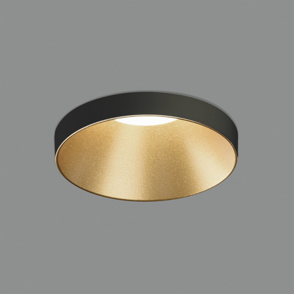ACB Einar Recessed 3558/8 Textured Black/Technical Gold, LED GU10 8W, I P35581NOT