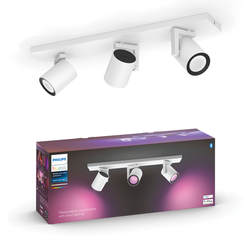 Philips Hue White and Color Ambiance Foco Argenta blanco RGBW 4,2W 1200lm 8720169318137