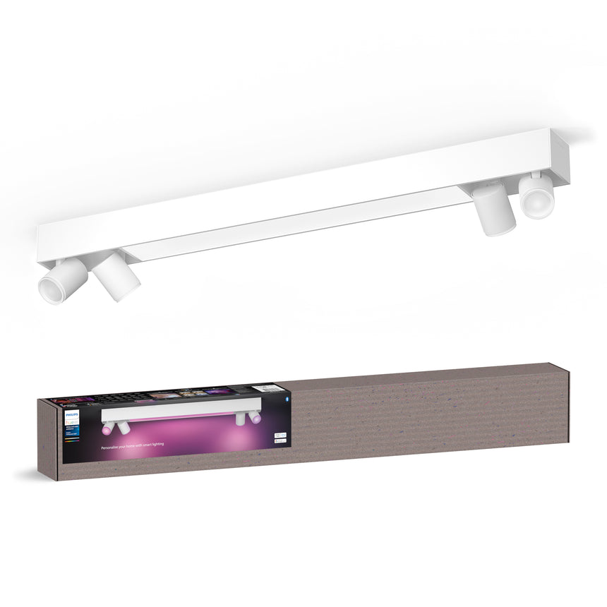 Philips Hue White and Color Ambiance Foco Centris blanco RGBW 40W 4400lm 8720169318618 - imagen 10