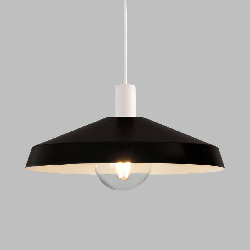 ACB Evelyn Lámpara de techo colgante LED Negro E27 15W C3906081N