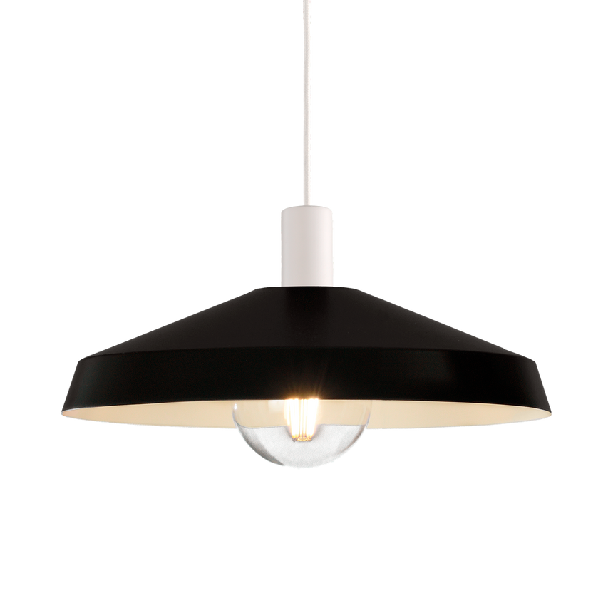 ACB Evelyn Lámpara de techo colgante LED Negro E27 15W C3906081N