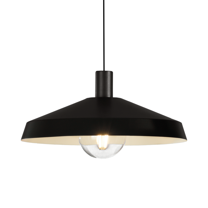 ACB Evelyn Lámpara de techo colgante LED Negro E27 15W C3906082N