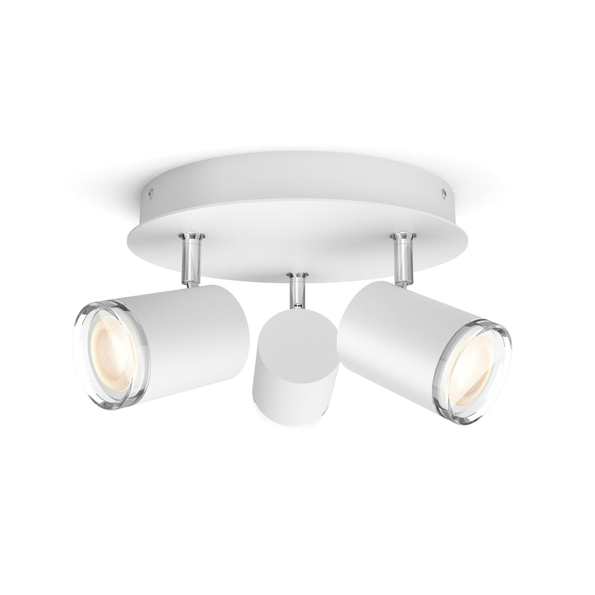 Philips Hue Foco 3 luces Adore blanco White Ambiance 5W 6500K IP44 871951434091600 350lm