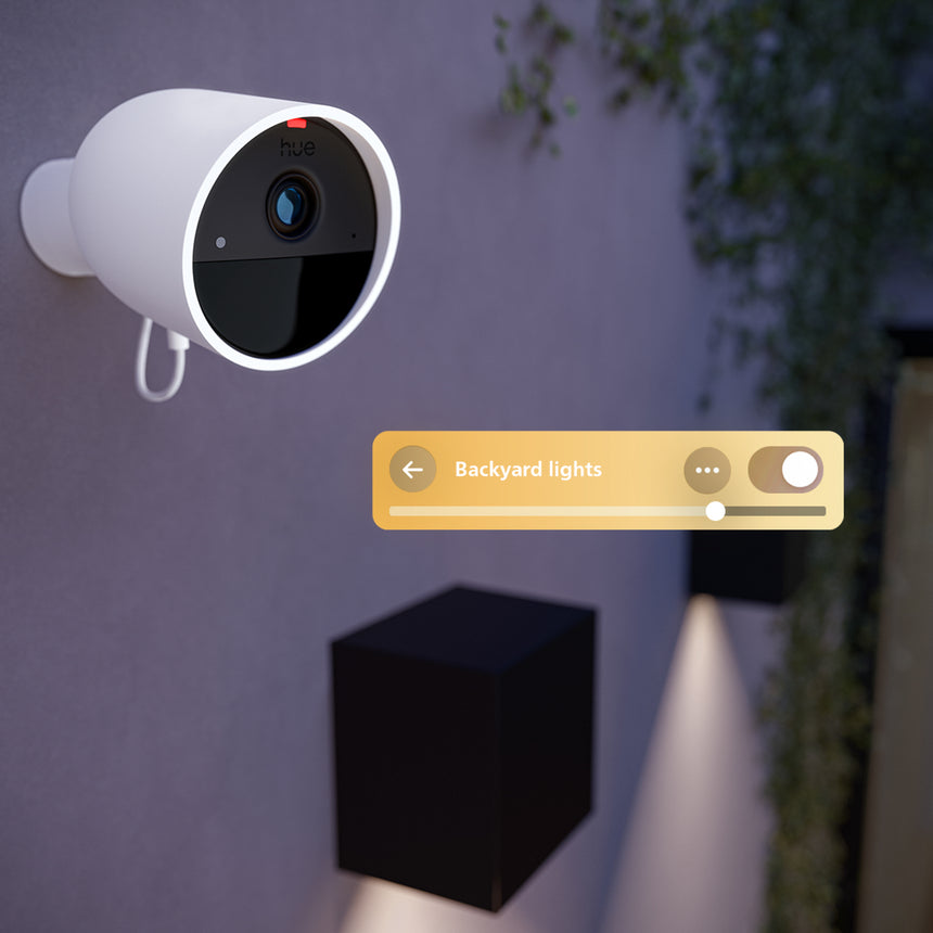 Philips Hue Security Cámara inteligente Secure blanco IP65 8721103045140 - imagen 4
