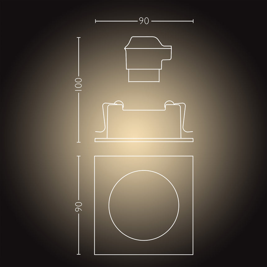 Philips Hue Empotrable Milliskin blanco White Ambiance 5W 871951433860900 350lm - imagen 7