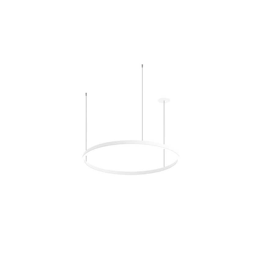 Lámpara de techo colgante LedsC4 Circular Downward Recessed grande LED Ø120cm CS5B-00V9AZDU14