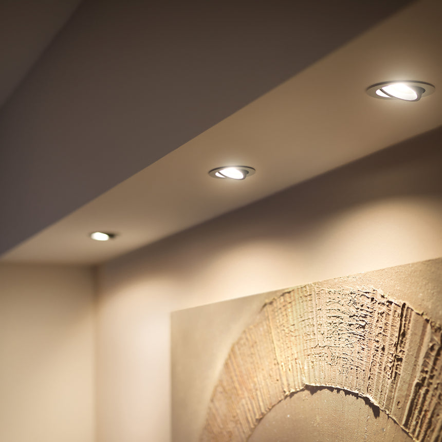 Philips Hue Empotrable Milliskin blanco White Ambiance 4,2W 400lm (3 uds) 8720169319936 - imagen 4