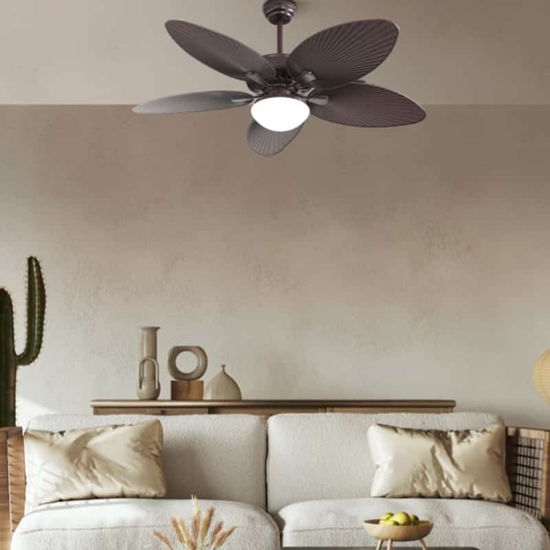 Fabrilamp Borasco DC Fan 24w Niq/Brown 5 Asp.6 Vel 132d Remote.memor.y Temp.3000-4000-6000k 173191534