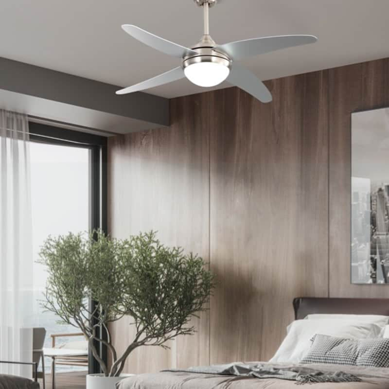 Fabrilamp Klod Ventilador 2xe27 DC cuero cerezo 6 velocidades 117d mando 173692436