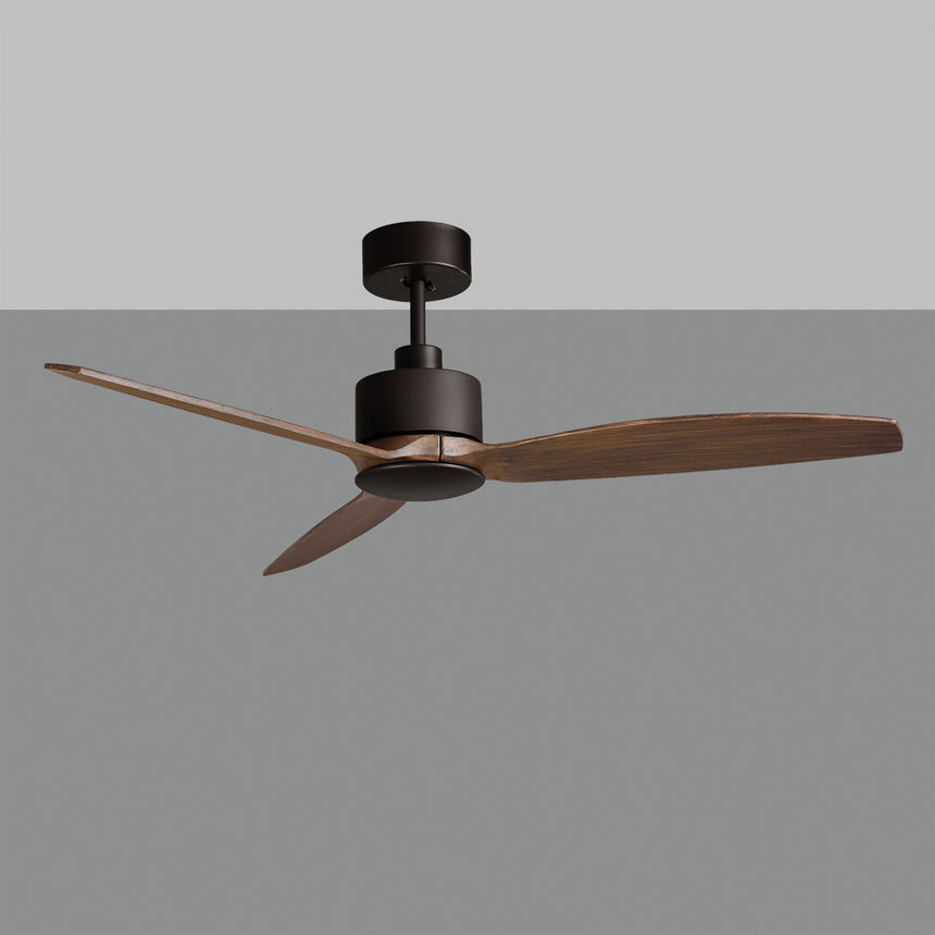 ACB Garbin Ceiling Fan Black/Walnut DC Motor Remote Control V250252XNM