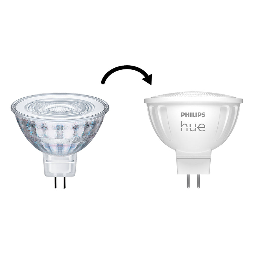 Philips Hue White and Color Ambiance Bombilla dicroica 2 luces RGBW MR16 6,3W 871951449164900 - imagen 6