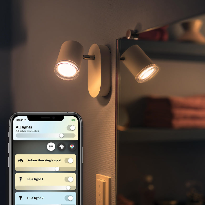 Philips Hue Foco Adore blanco White Ambiance 5W IP44 871951434085500 350lm - imagen 3