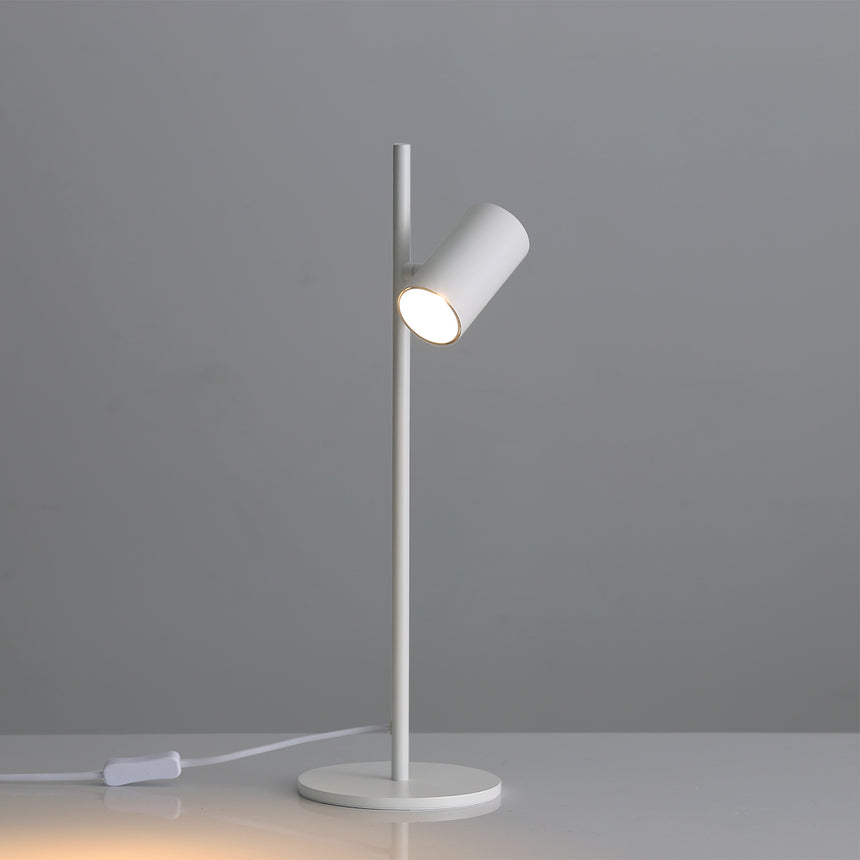 ACB Gina Table Lamp 3874 Textured White, LED GU10 8W, I, Adjustable S3874080B