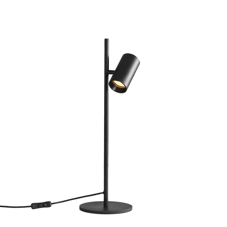 ACB Gina Table Lamp 3874 Black Textured, LED GU10 8W, I, Adjustable S3874080N