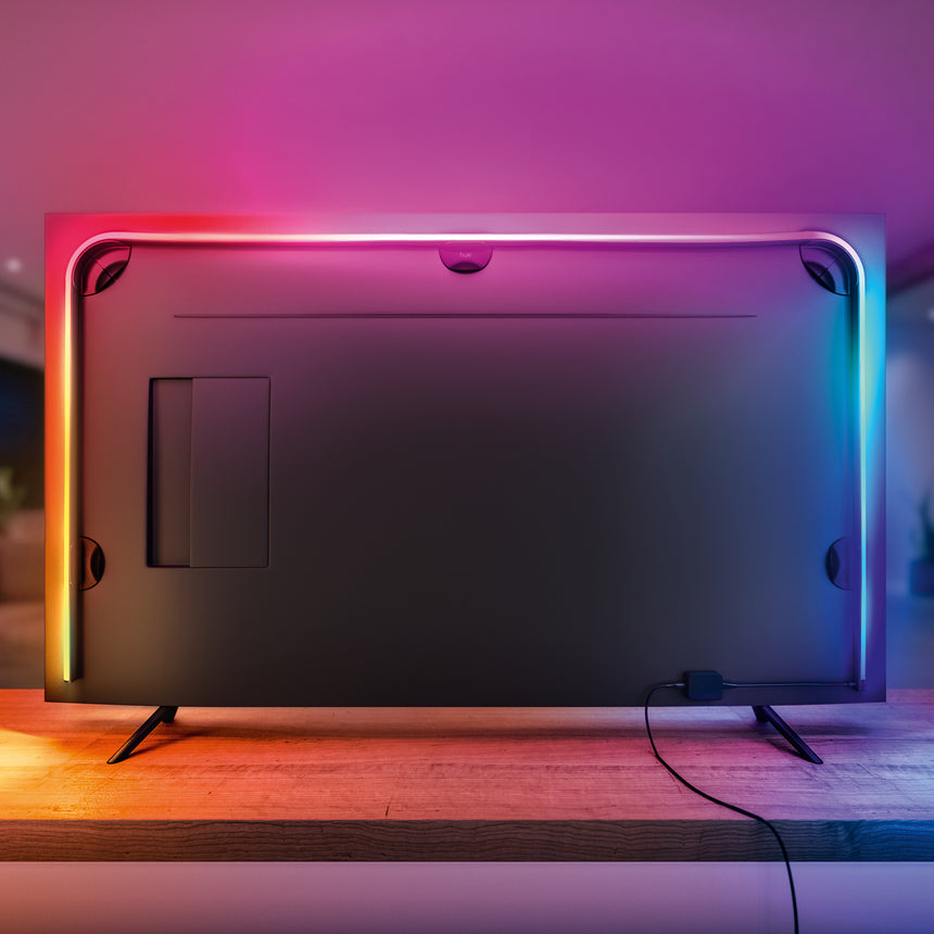 Philips Hue White and Color Ambiance Tira LED negro RGBW 20W 1100lm