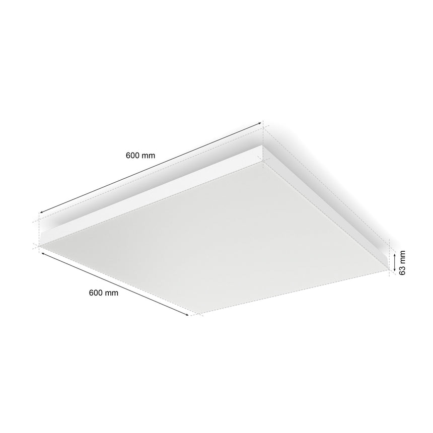 Philips Hue White and Color Ambiance Panel LED datura blanco RGBW 67W 4300lm 8720169277670 - imagen 10