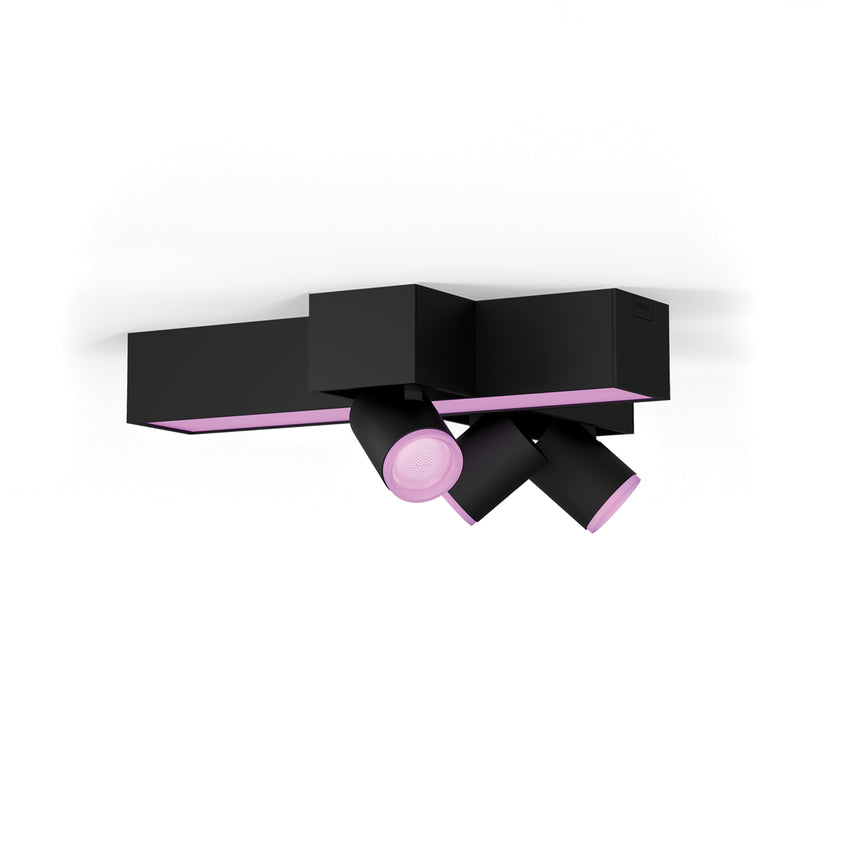 Philips Hue White and Color Ambiance Foco Centris negro RGBW 25W 2960lm 8720169318670