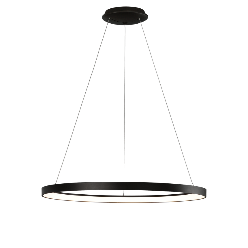 Lámpara de techo colgante ACB Grace negro texturado Ø78cm C3848372N - vista alternativa