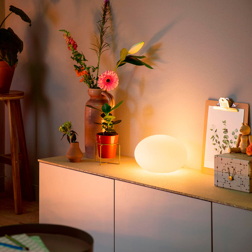Philips Hue White and Color Ambiance Lámpara de mesa flourish table lamp grafito RGBW 6W 872110311881300