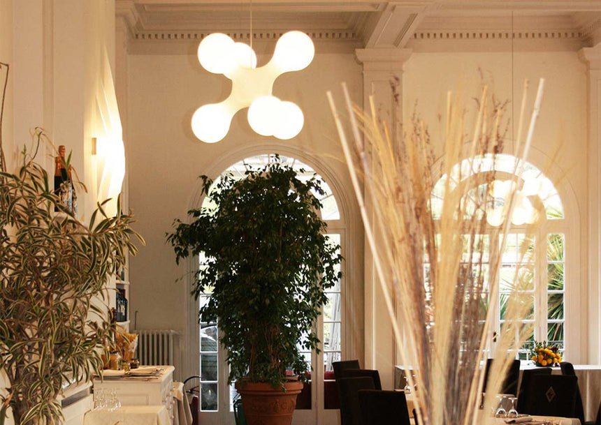 Aplique de Pared KDLN Atomium Polietileno Blanco 3×E14 Regulable KUN011891BIEU