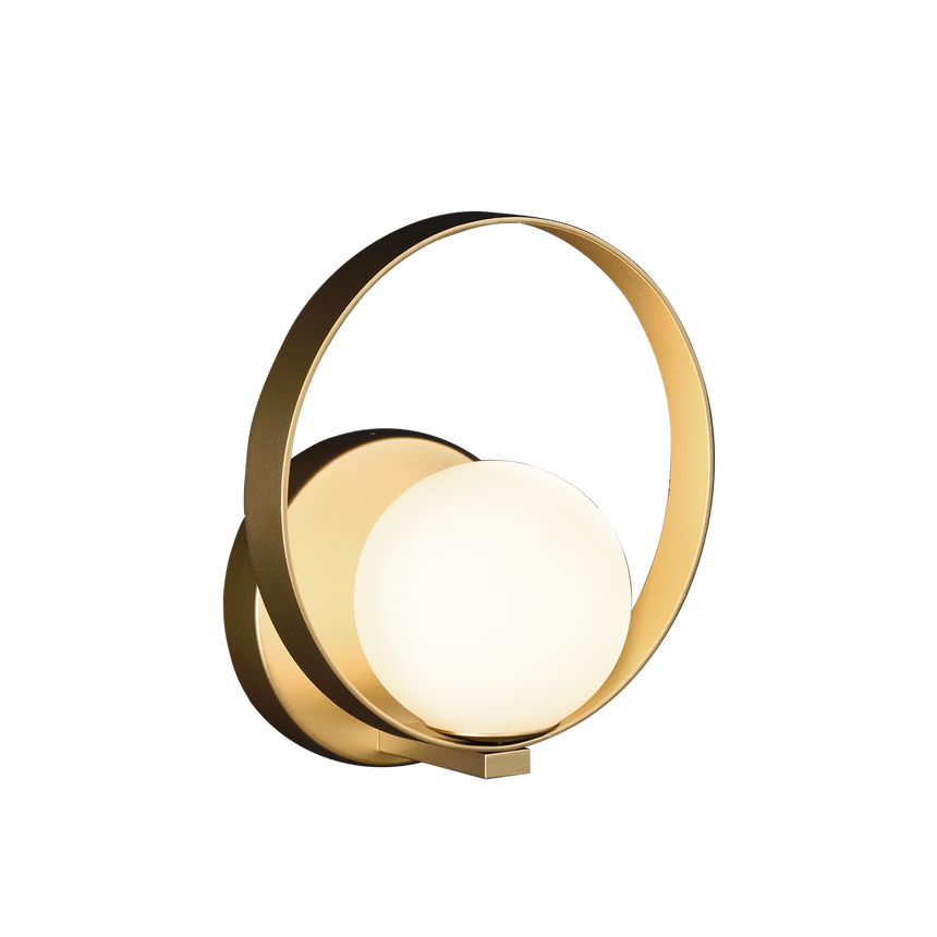 ACB Halo Aplique LED 5W 2700K-3000K oro tecnico opal Slide Switch A3815170O