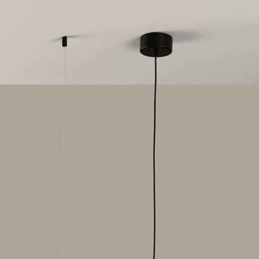 ACB Halo Lámpara de techo colgante LED Negro Opal 5W 2700K-3000K Slide Switch C3815171N