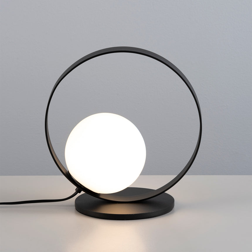 ACB Halo Sobremesa LED Negro Opal 5W 2700K-3000K Slide Switch S3815170N