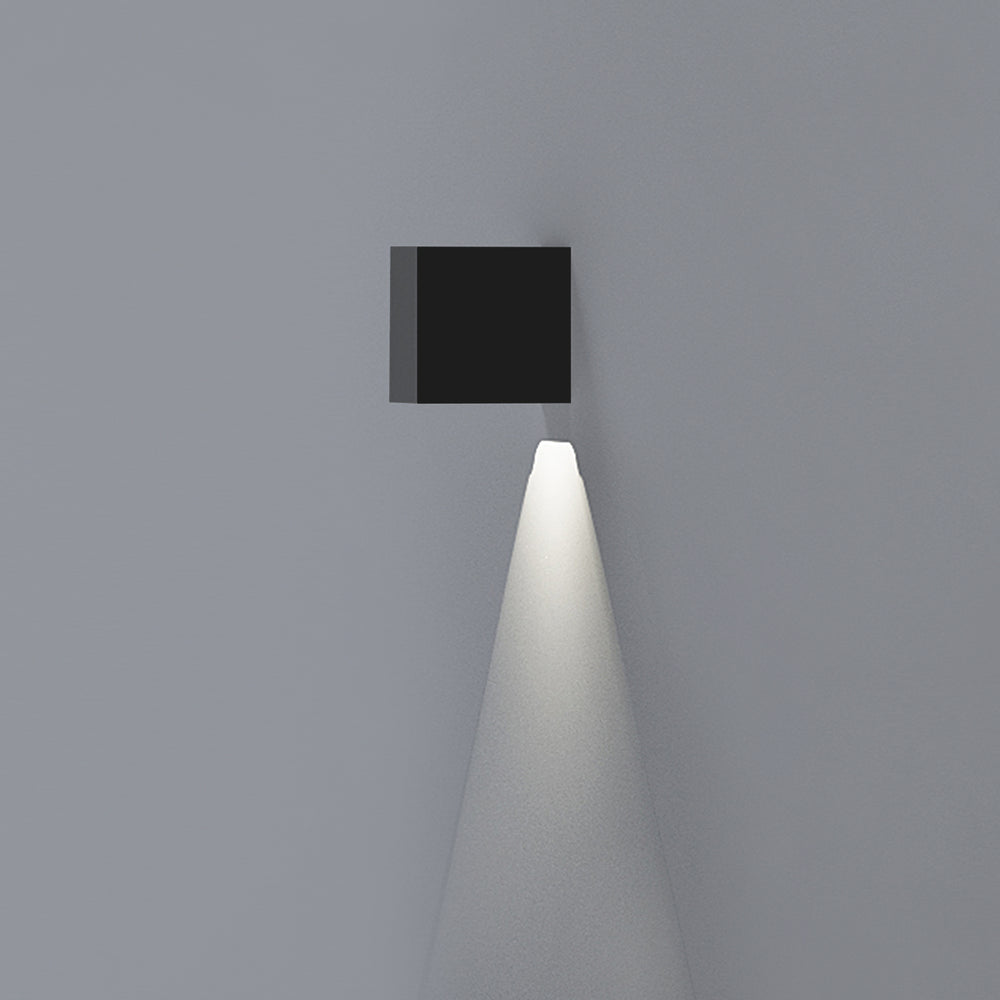 ACB Hamal Wall Lamp 16/2081 Anthracite Textured, LED COB 9W 3000K 811lm, CRI80 IP65, integrated LED A2081000GR