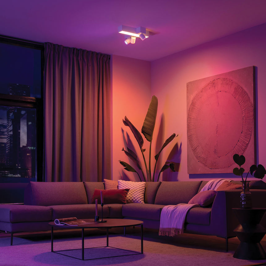 Philips Hue White and Color Ambiance Foco Centris blanco RGBW 25W 2960lm 8720169318731