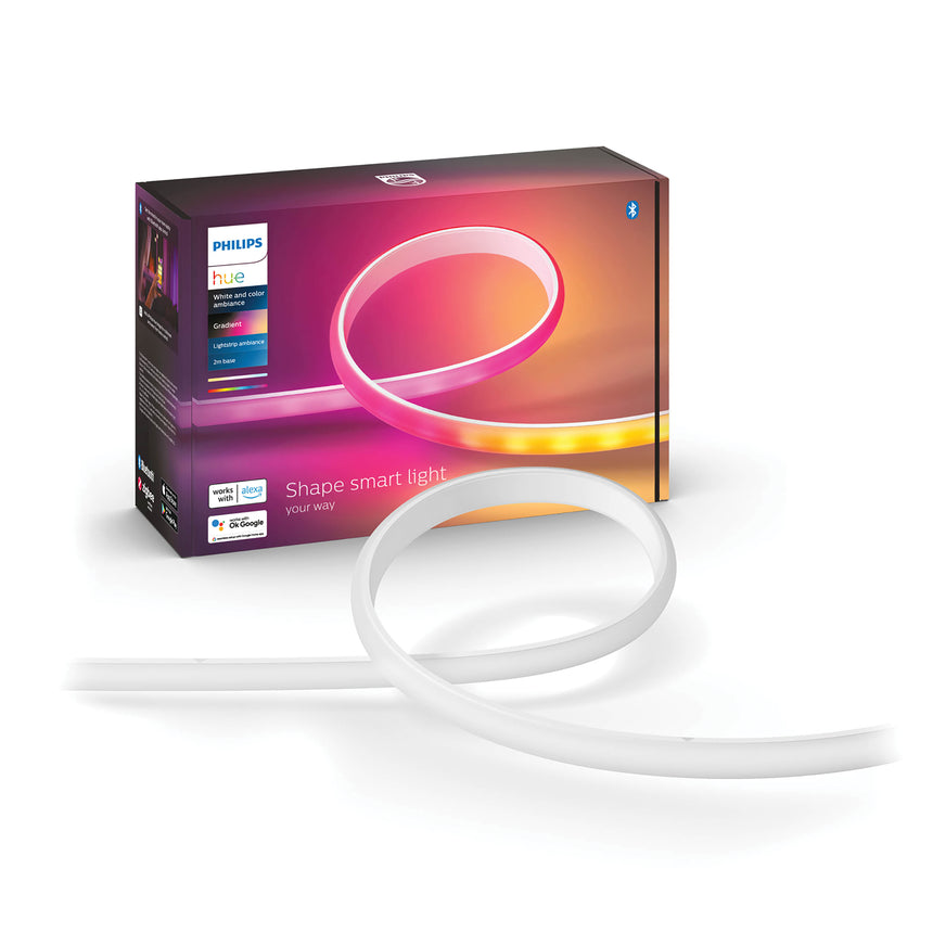 Philips Hue White and Color Ambiance Tira LED Gradient blanco RGBW 20W 1800lm 33996500
