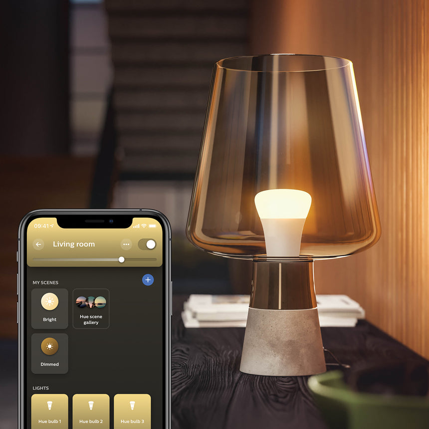 Philips Hue White Bombilla 3 luces White E27 9W 800lm 32988100 - imagen 3