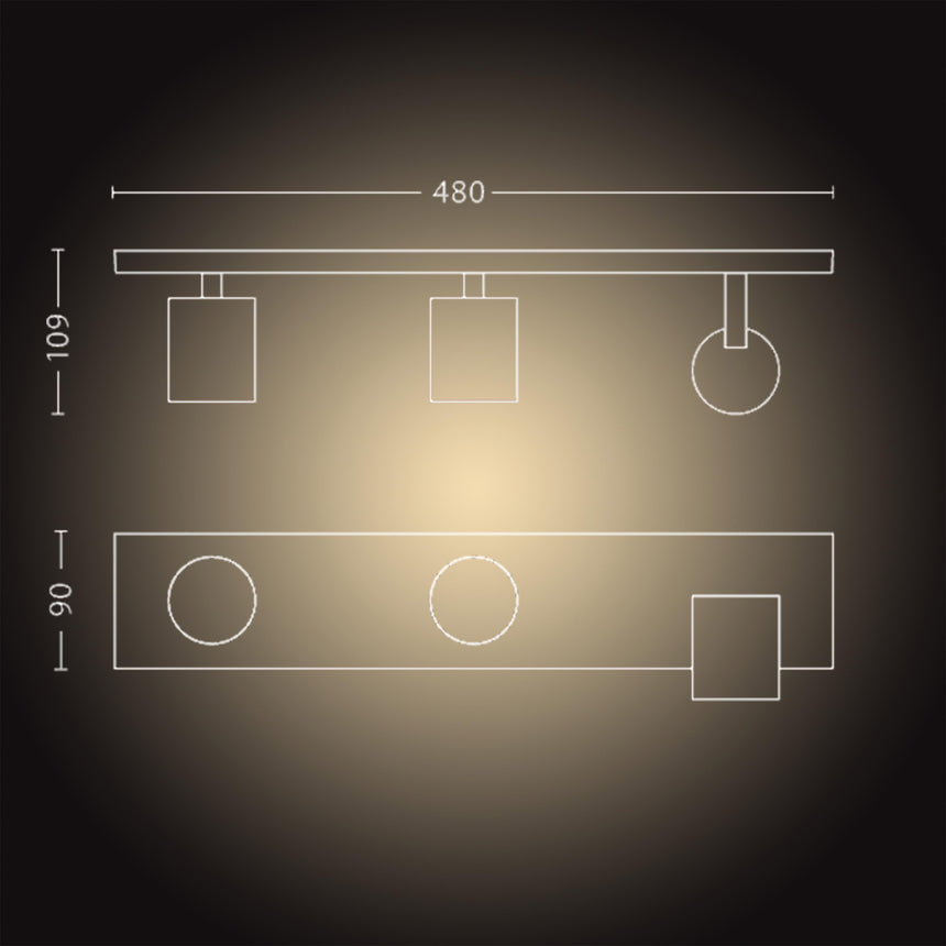Philips Hue Foco Runner blanco White Ambiance 5W 350lm 33838800 - imagen 9