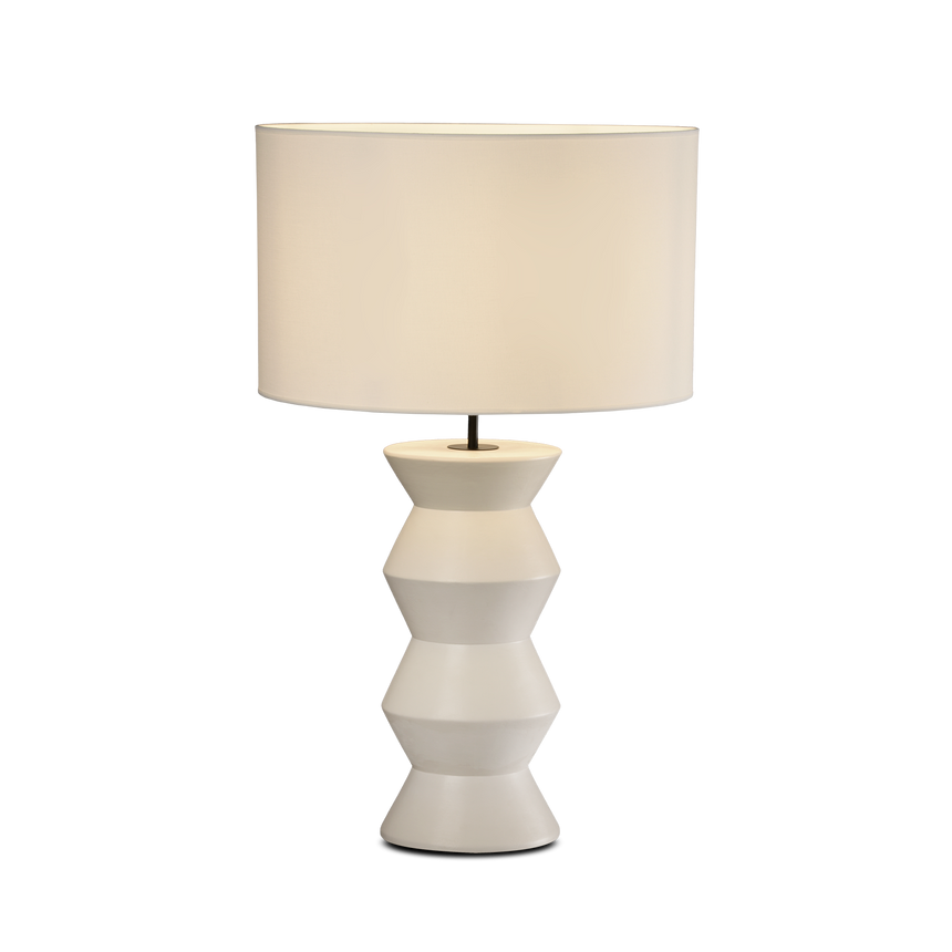 ACB Ibiza Lámpara Sobremesa blanco mate LED E27 interruptor cable S8211080B